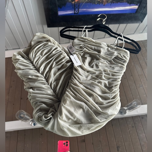 Aritzia Dresses Babaton Luxor Midi Dress Dry Basil Green Poshmark